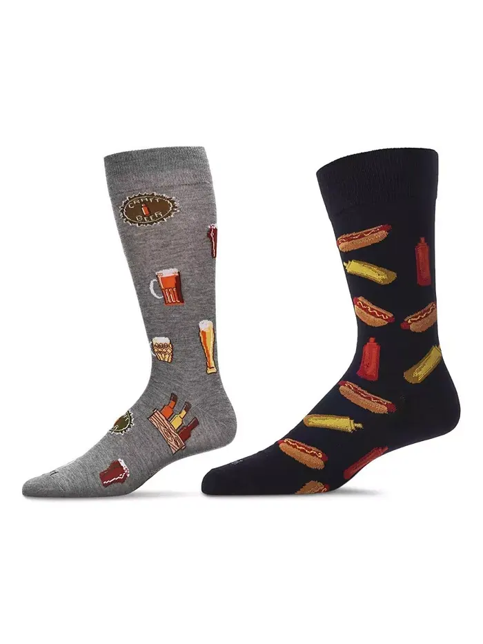 Мужские носки Food Rayon From Bamboo Crew, 2 пары MeMoi — изображение 1 из 1