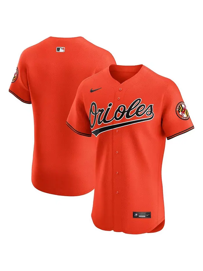 Мужская оранжевая футболка Baltimore Orioles Alternate Vapor Premier Elite Patch Nike — изображение 1 из 3