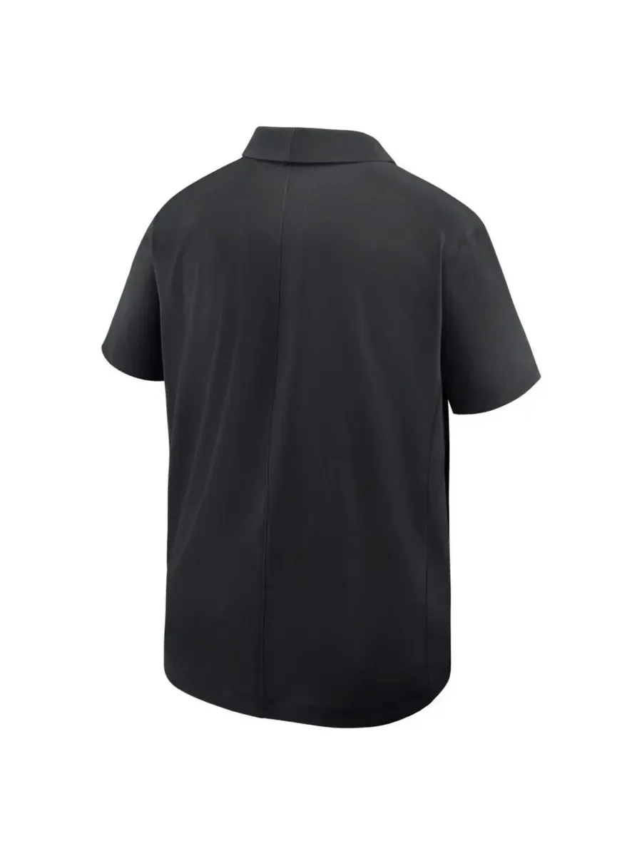 Nike Мужская черная поло-рубашка Colorado Buffaloes из ткани Dri-FIT — изображение 2 из 3, черный