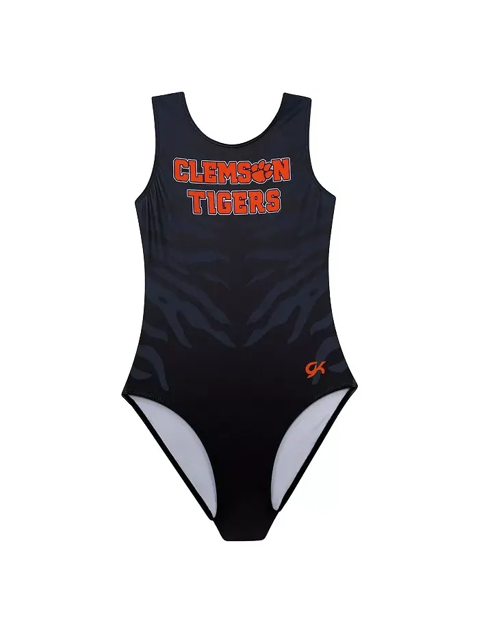 Черный элитный купальник Big Girls Clemson Tigers Spirit GK Elite — изображение 2 из 3