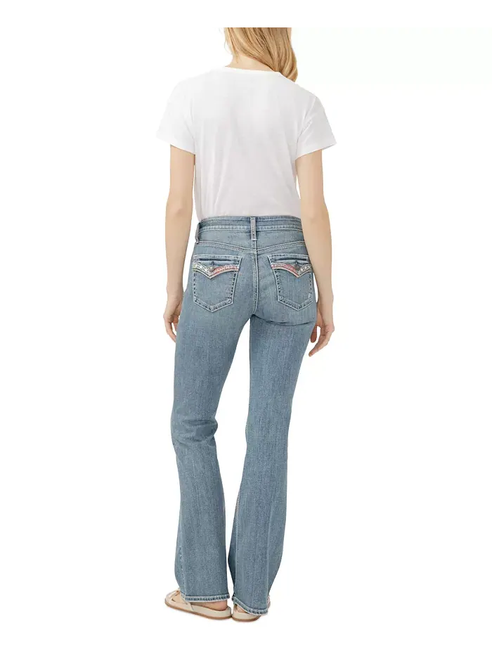 Женские джинсы Suki Curvy Fit Bootcut со средней посадкой Silver Jeans Co. — изображение 3 из 3
