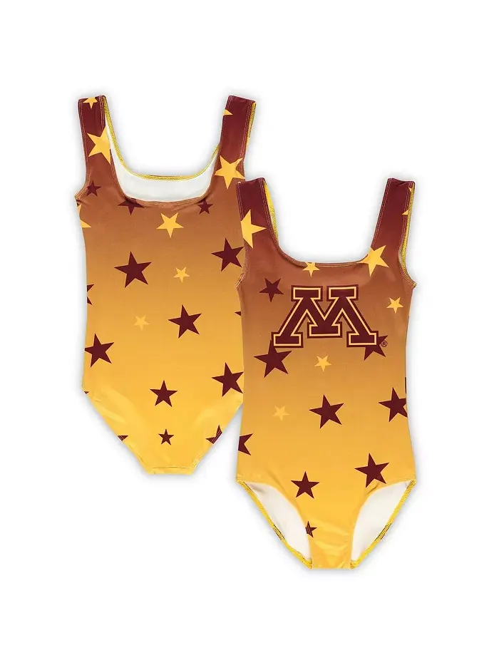 Танцевальный купальник Big Boys and Girls Gold Minnesota Golden Gophers ZooZatz — изображение 1 из 3