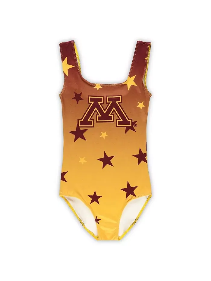 Танцевальный купальник Big Boys and Girls Gold Minnesota Golden Gophers ZooZatz — изображение 3 из 3