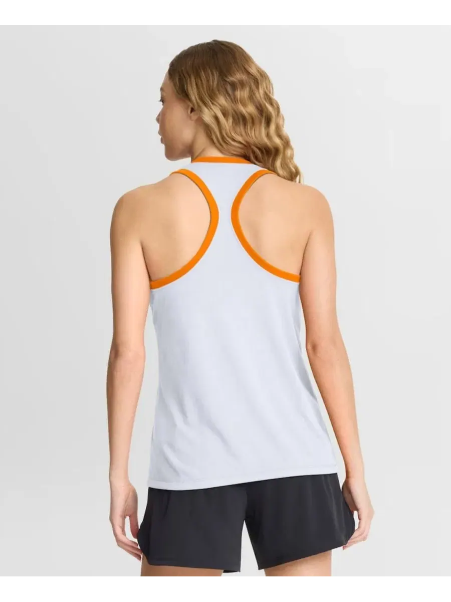 Женский топ без рукавов с принтом Uni Name Tri-Blend Dri-FIT Nike — изображение 4 из 5, белый яркий