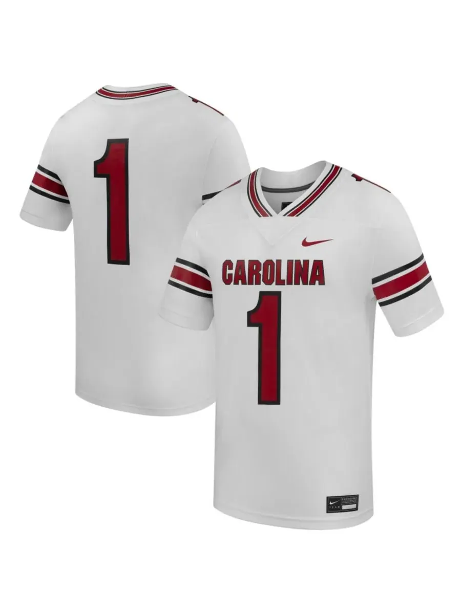 Футболка Nike Gamecocks Road Replica с коротким рукавом — изображение 1 из 3, белый