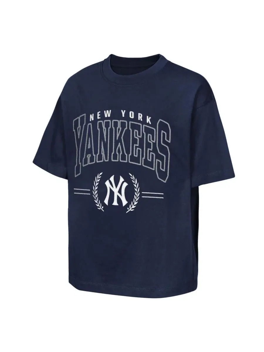 Футболка с длинным рукавом New York Yankees Premium World Class Outerstuff — изображение 2 из 3, темно-синий
