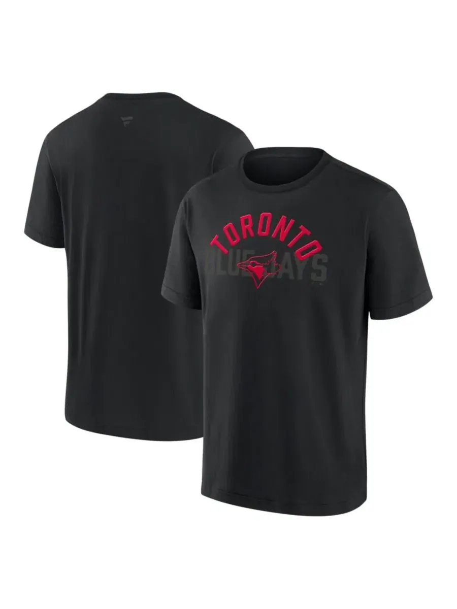Футболка мужская с принтом Toronto Blue Jays Fanatics — изображение 1 из 3, черный