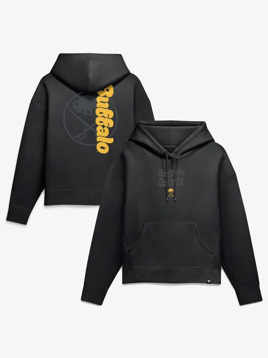 Худи с капюшоном Buffalo Sabres Blackout Fanatics — изображение 1 из 3, черный