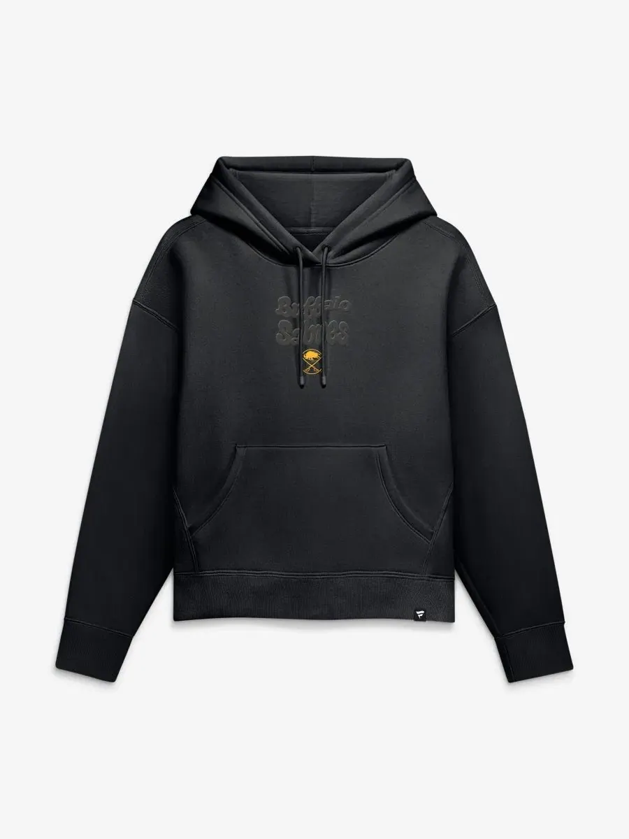 Худи с капюшоном Buffalo Sabres Blackout Fanatics — изображение 2 из 3, черный
