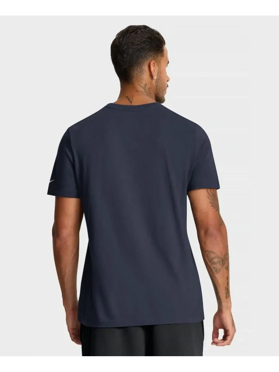 Футболка с длинным рукавом Nike Essential Logo — изображение 2 из 3, темно-синий