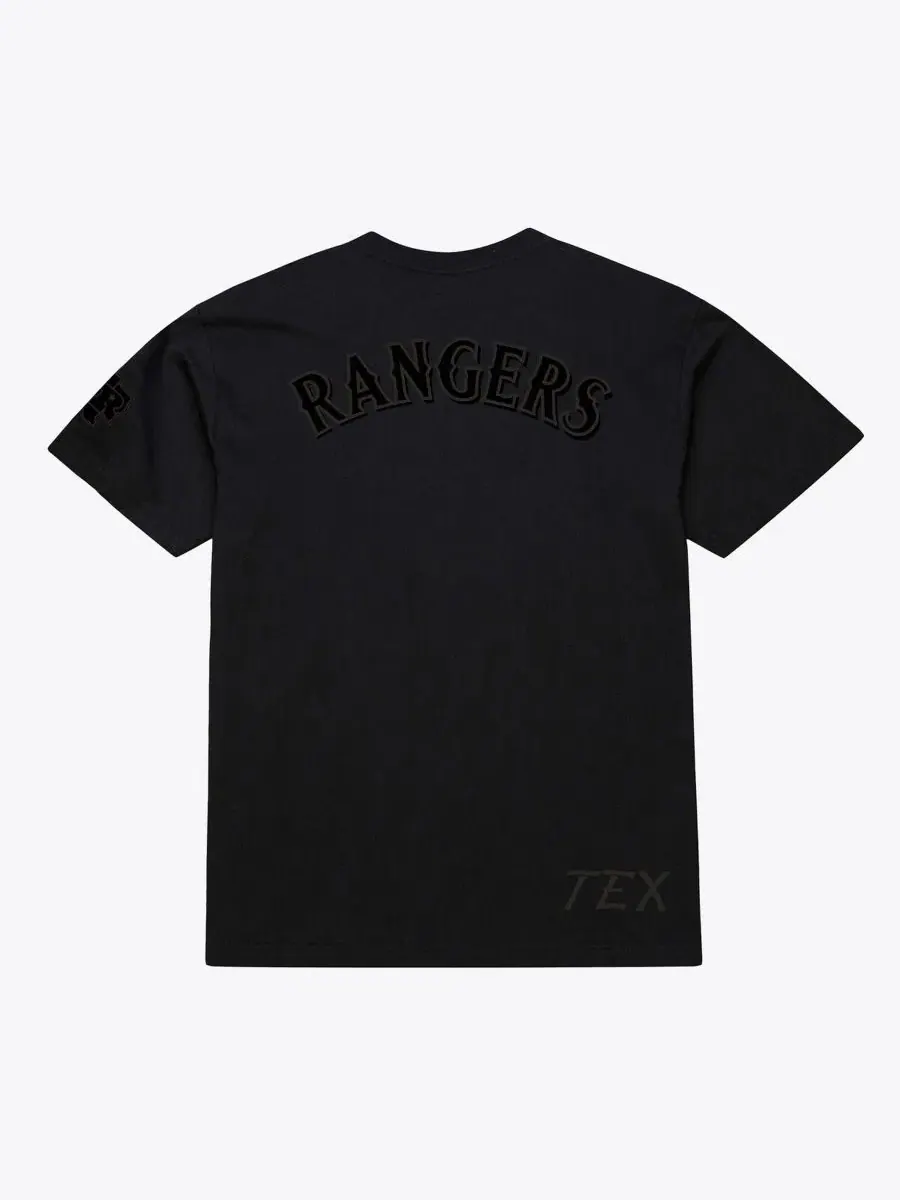 Футболка с принтом Cooperstown Collection Phantom Mitchell & Ness — изображение 2 из 2, черный