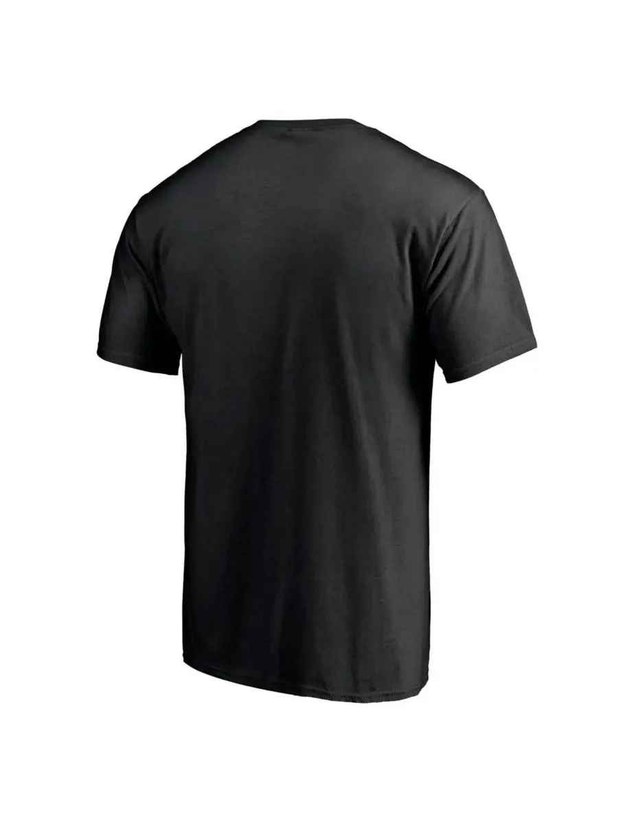 Fanatics Мужская черная клетчатая футболка TJ Watt с логотипом Pittsburgh Steelers — изображение 3 из 3, черный