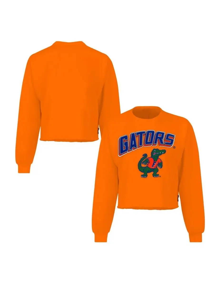 Spirit Jersey Женская оранжевая футболка с длинными рукавами и свободным кроем в стиле "Флорида — оранжевый