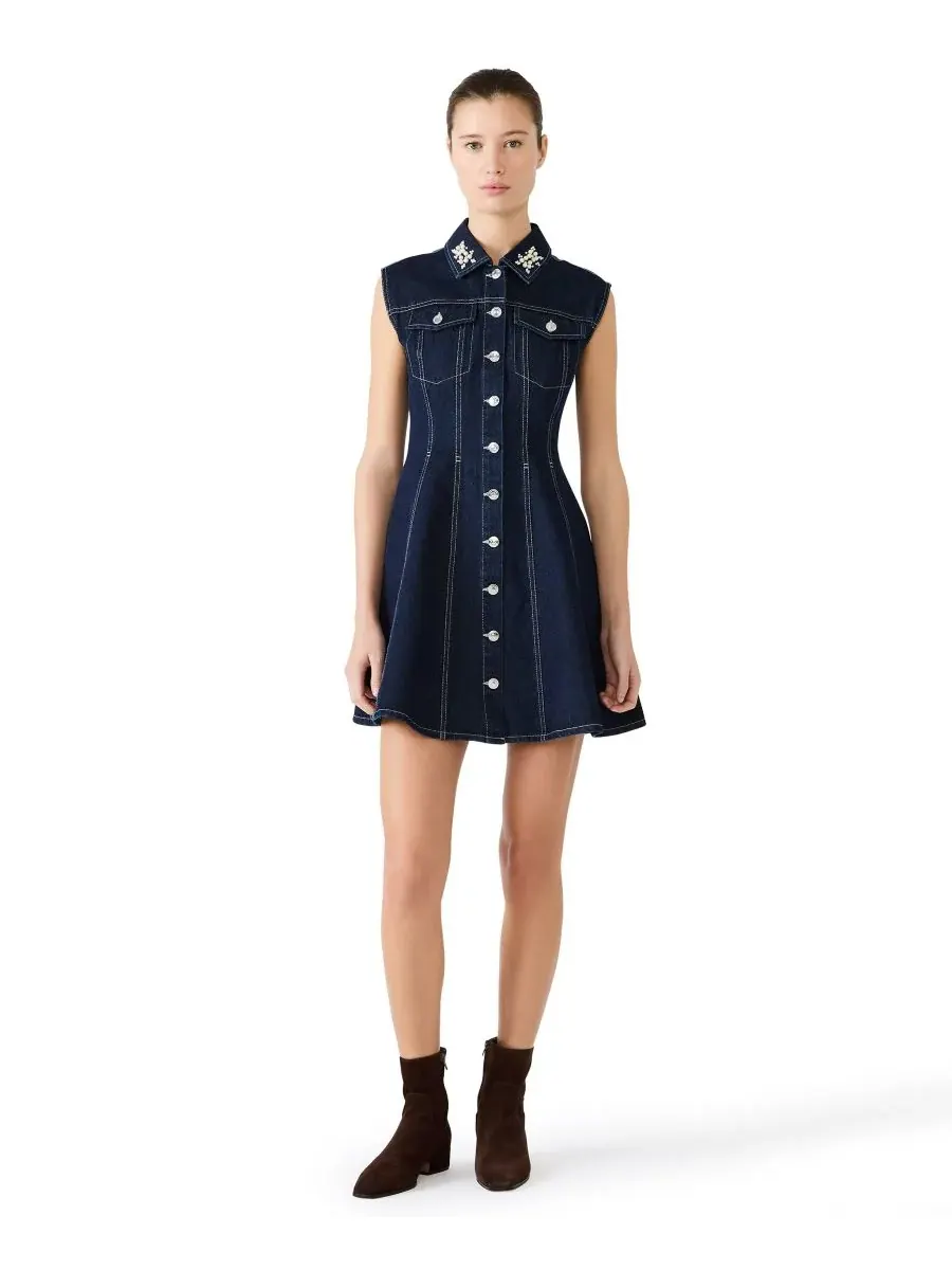 Женское платье без рукавов Carmelia Steve Madden, Dover Wash — изображение 2 из 5