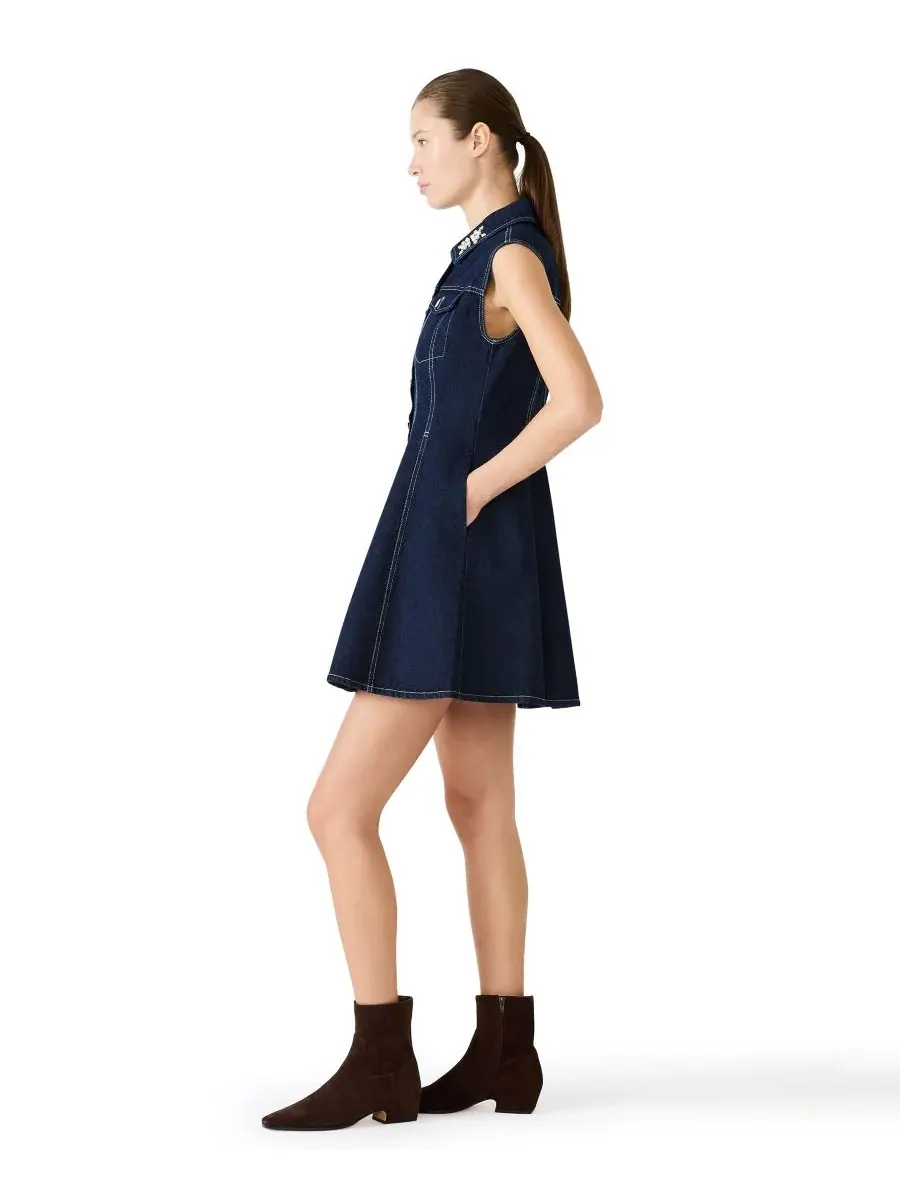Женское платье без рукавов Carmelia Steve Madden, Dover Wash — изображение 3 из 5