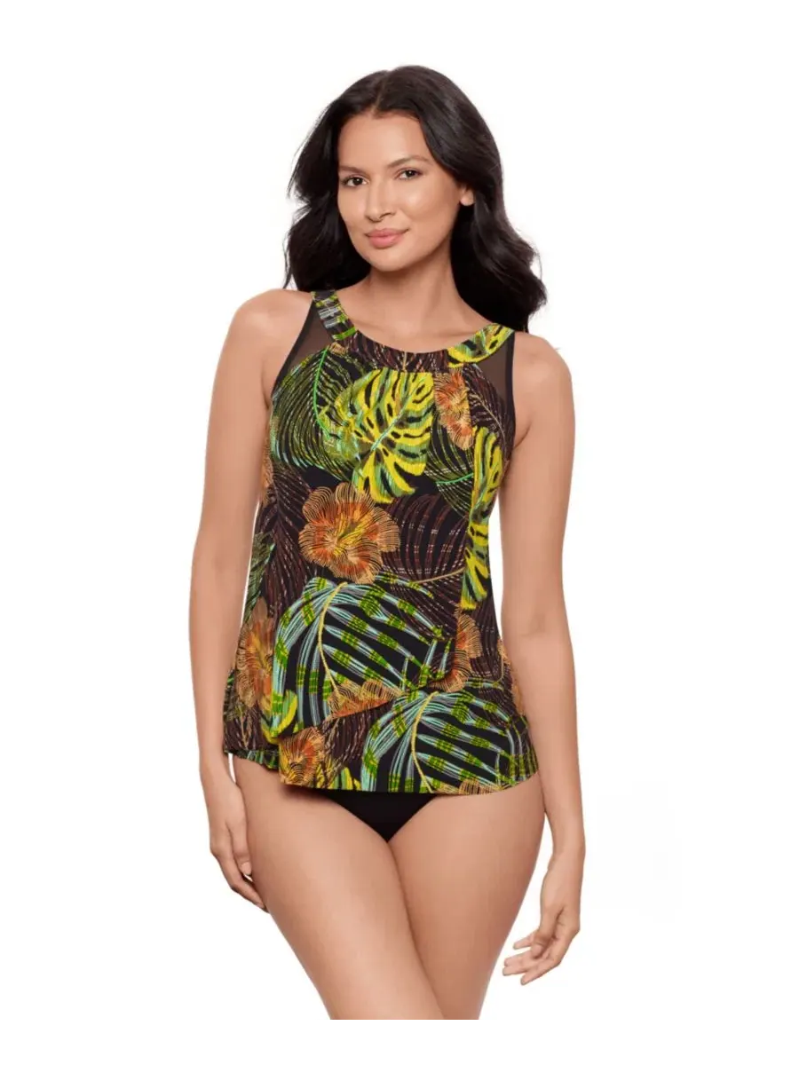 Женский купальник-танкини Illusionists Ursula Underwire Miraclesuit, Sunset Islet