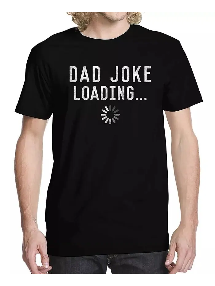 Мужская футболка с рисунком Dad Joke Loading Buzz Shirts