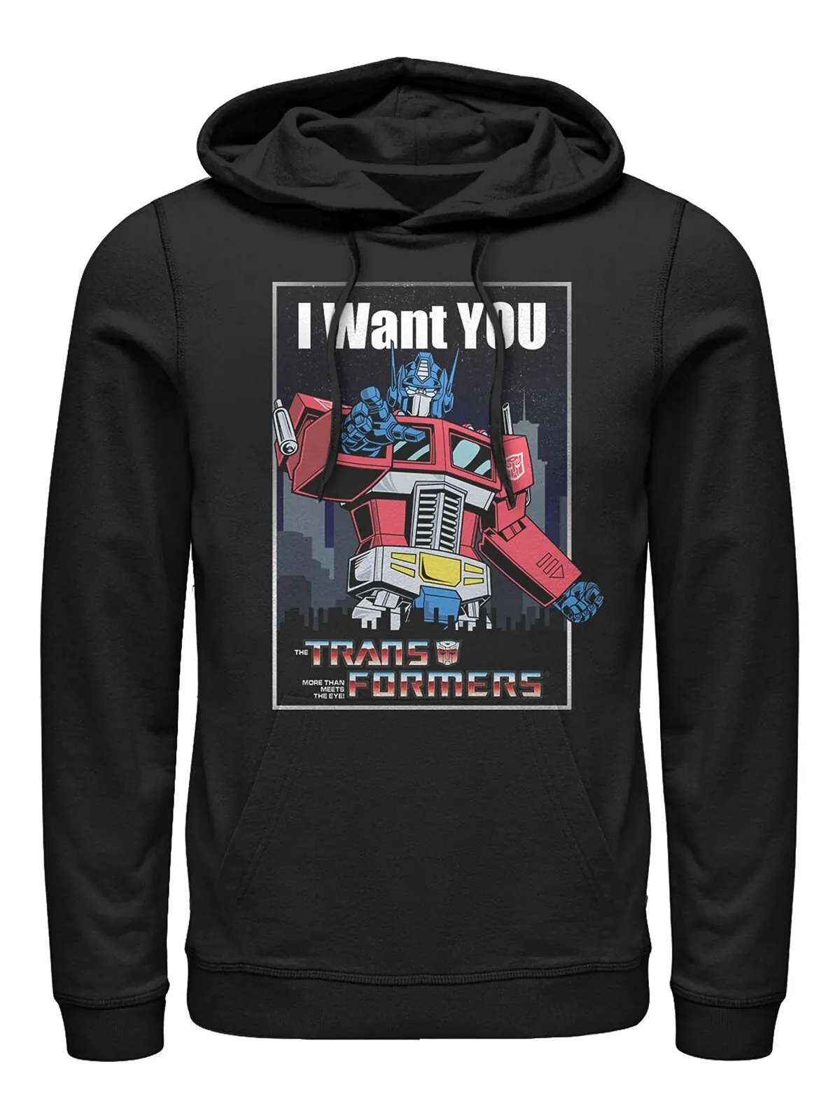 Мужская флисовая толстовка с капюшоном transformers generations i want you Fifth Sun — изображение 1 из 1, черный