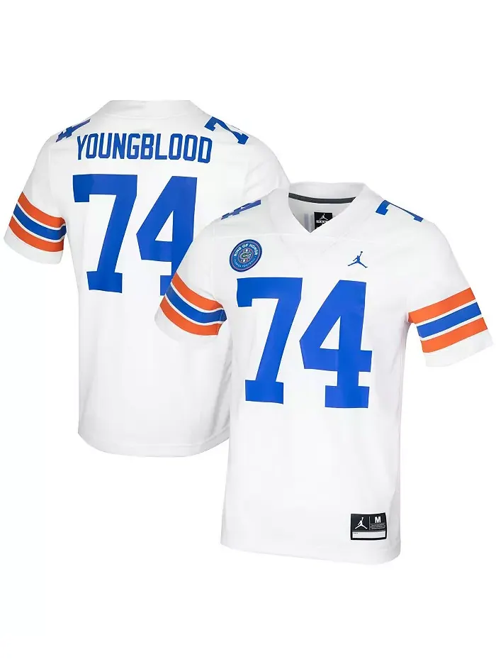 Мужская реплика джерси Florida Gators Ring Of Honor Untouchable Jack Youngblood белого цвета Jordan — изображение 1 из 2