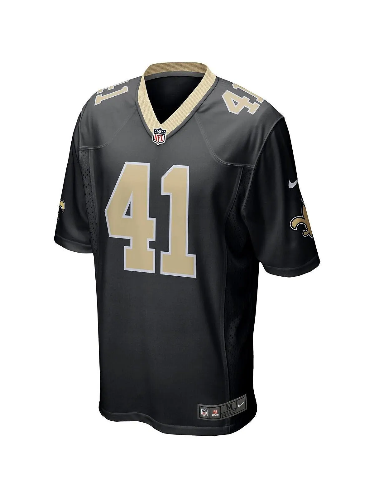 Мужская футболка alvin kamara black new orleans saints game jersey Nike — изображение 3 из 3, черный