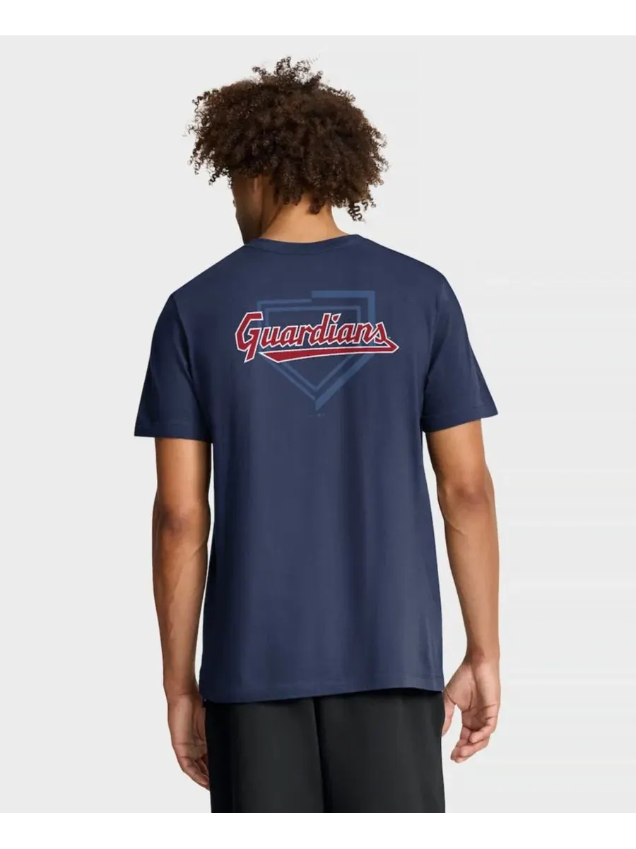 Мужская темно-синяя футболка Cleveland Guardians Primetime 2-Hit Nike — изображение 5 из 5, темно-синий