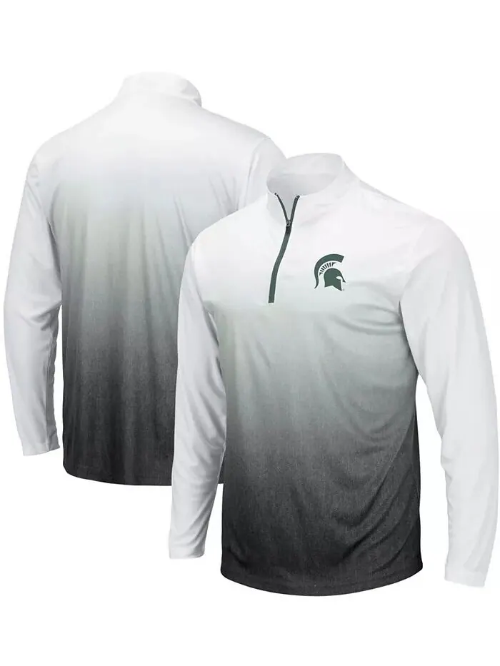 Мужская серая куртка на молнии с логотипом Michigan State Spartans Magic Team Colosseum