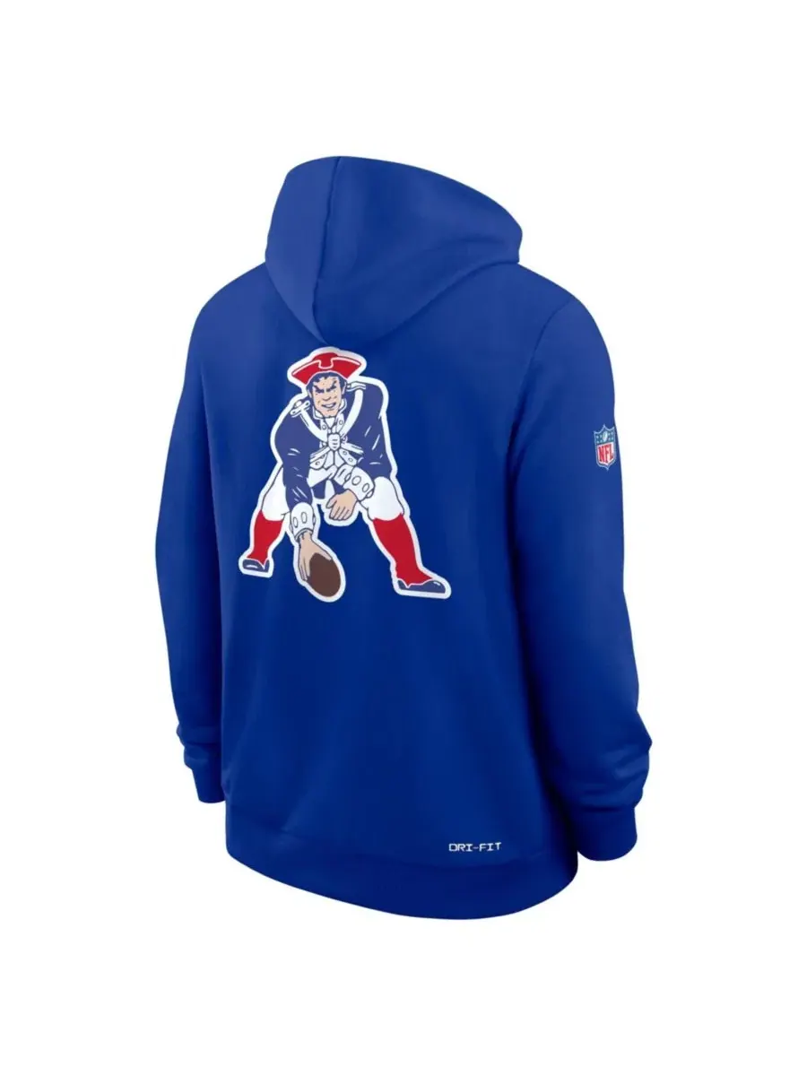 Худи с капюшоном New England Patriots Nike — изображение 2 из 4, королевский