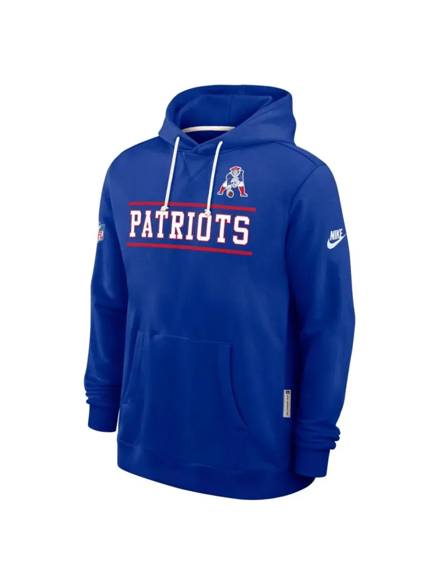 Худи с капюшоном New England Patriots Nike — изображение 4 из 4, королевский