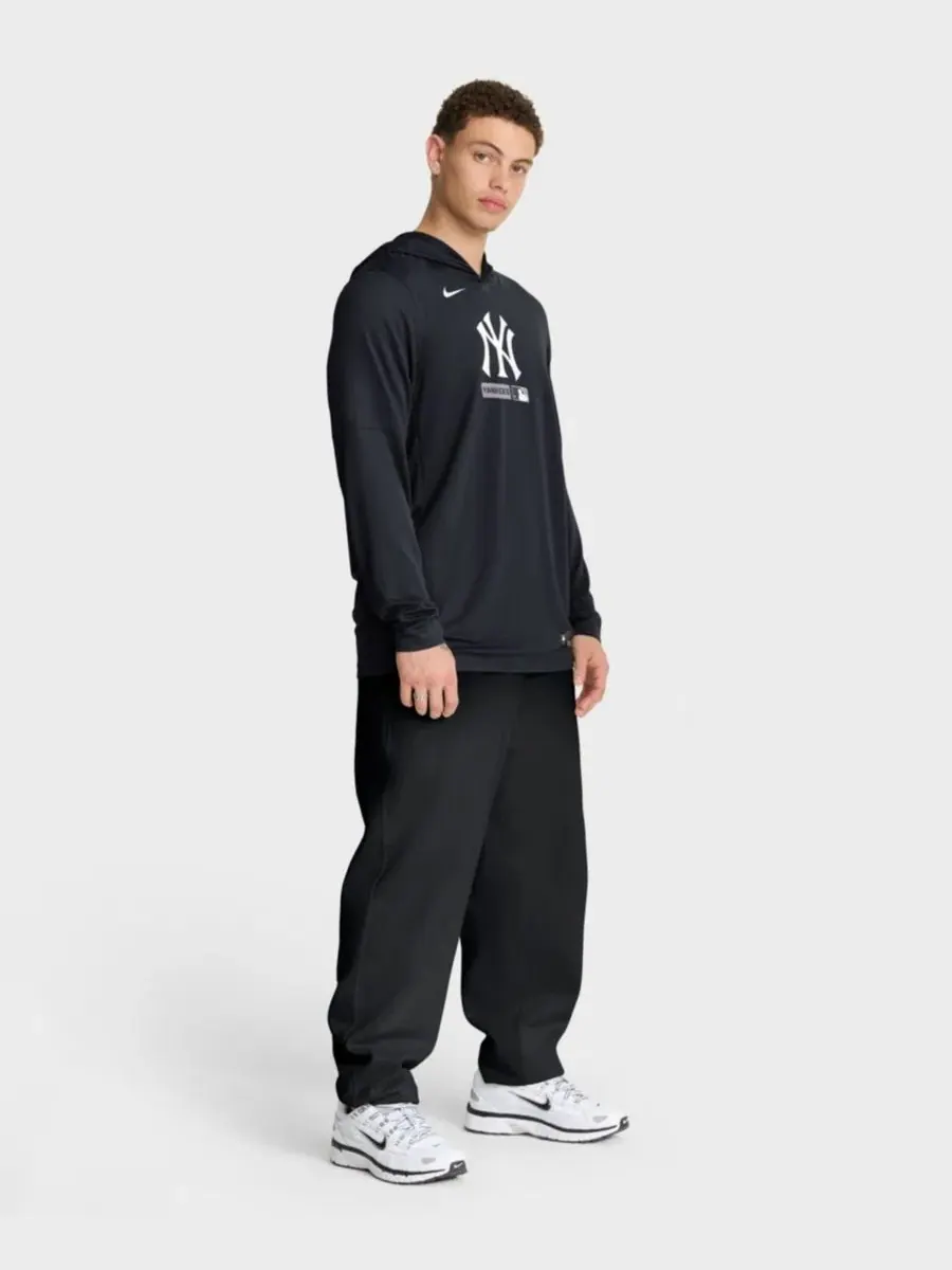 Толстовка с капюшоном с длинным рукавом, модель New York Yankees Nike — изображение 4 из 4, темно-синий