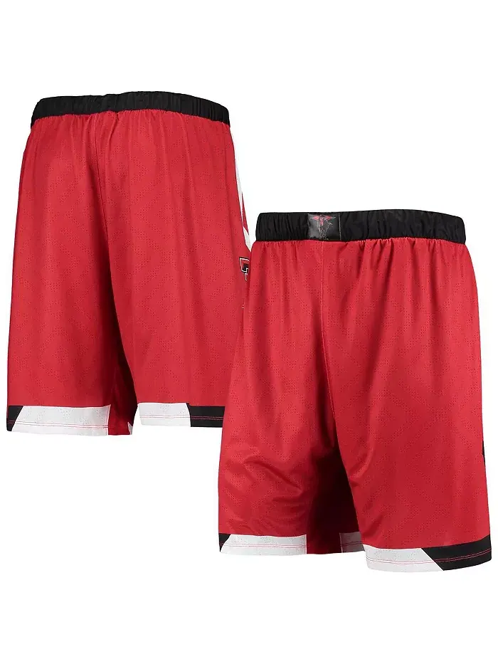 Мужские баскетбольные шорты Texas Tech Red Raiders, красные, реплика команды Under Armour — изображение 1 из 2
