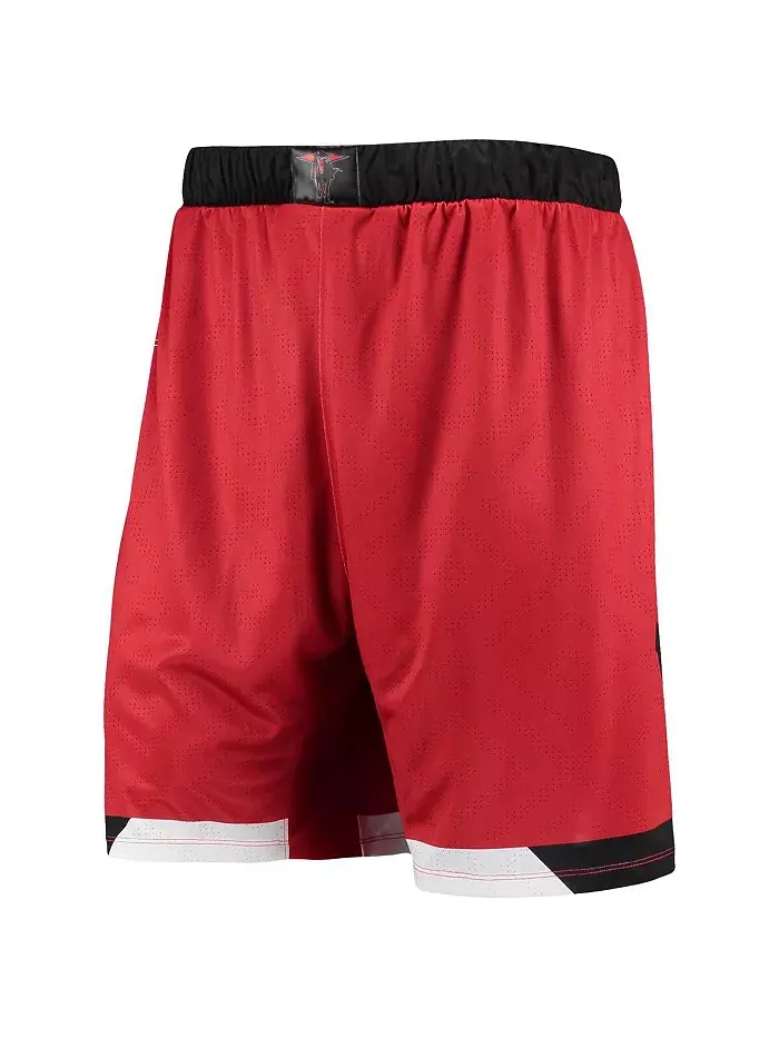 Мужские баскетбольные шорты Texas Tech Red Raiders, красные, реплика команды Under Armour — изображение 2 из 2