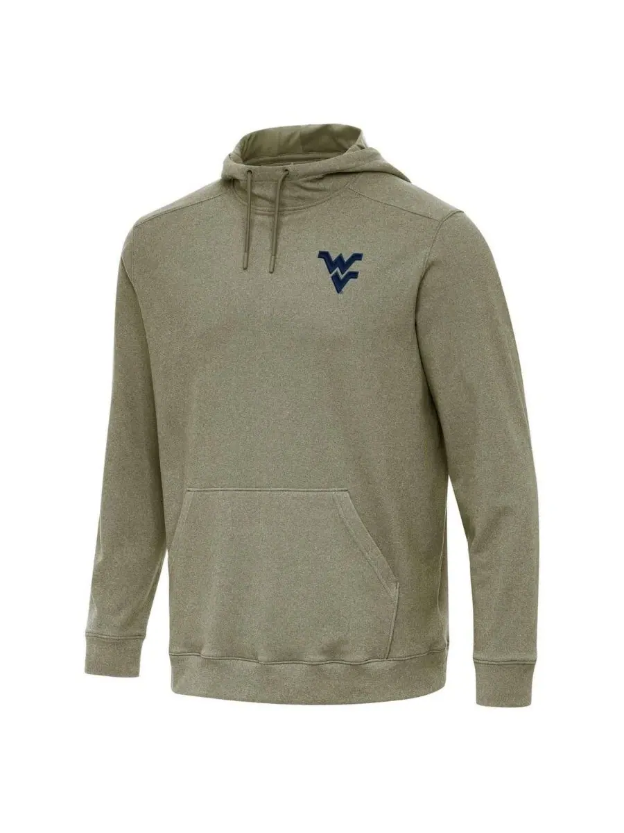 Худи с длинным рукавом, с вышивкой, West Virginia Mountaineers Antigua — изображение 1 из 1, оливковый