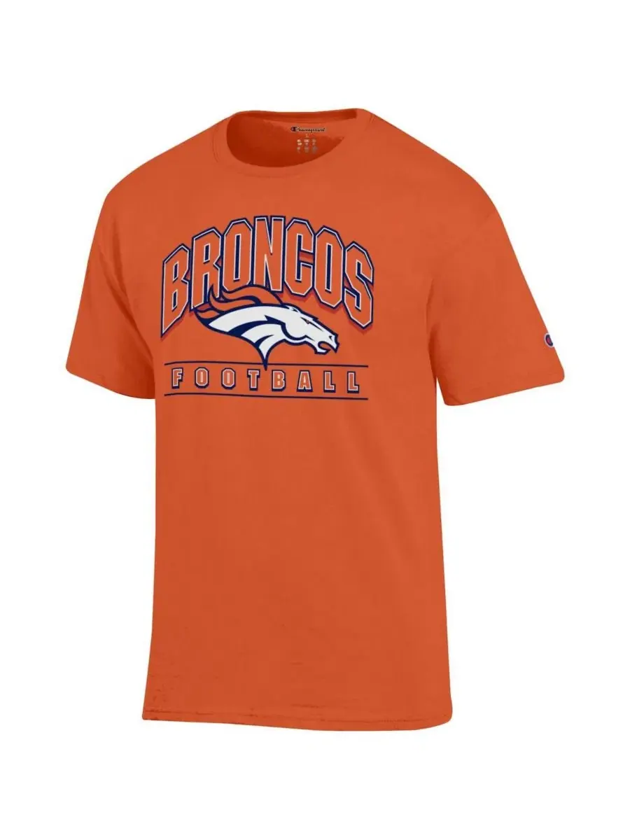 Футболка с принтом Denver Broncos Champion — изображение 3 из 3, оранжевый