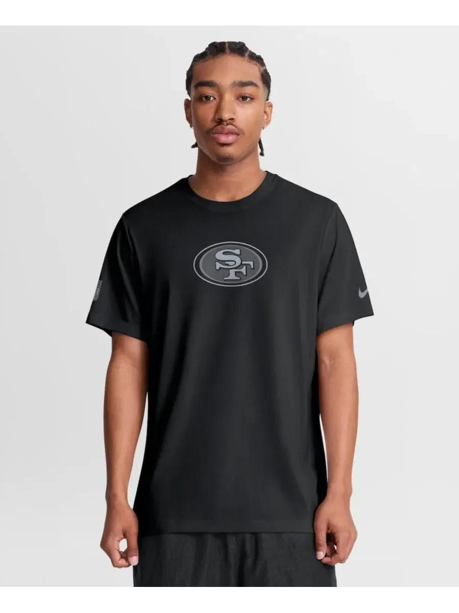 Футболка с коротким рукавом Nike Dri-FIT, модель Sideline Lead The Charge Legend — изображение 1 из 5, черный