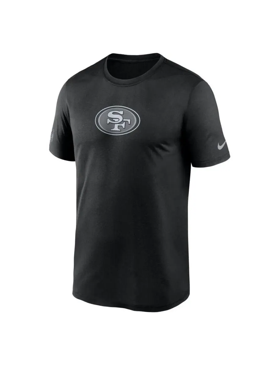Футболка с коротким рукавом Nike Dri-FIT, модель Sideline Lead The Charge Legend — изображение 2 из 5, черный