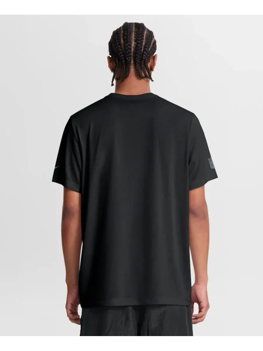 Футболка с коротким рукавом Nike Dri-FIT, модель Sideline Lead The Charge Legend — изображение 4 из 5, черный