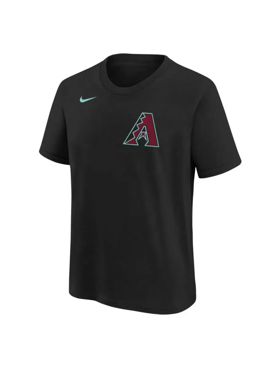 Футболка с коротким рукавом и принтом Ketel Marte Arizona Diamondbacks Nike — изображение 3 из 3, черный