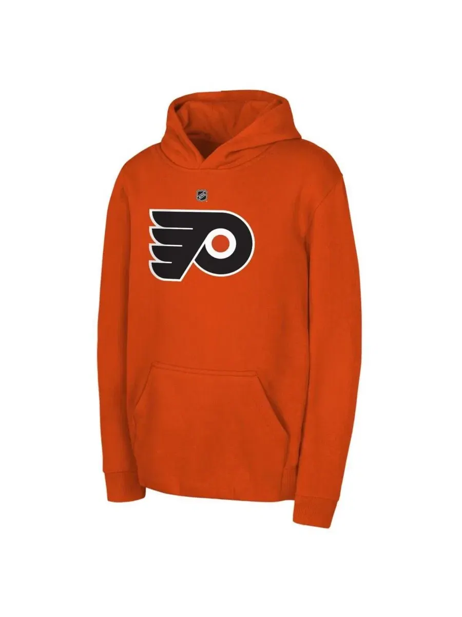 Худи с капюшоном с принтом логотипа Philadelphia Flyers Outerstuff — изображение 1 из 1, оранжевый