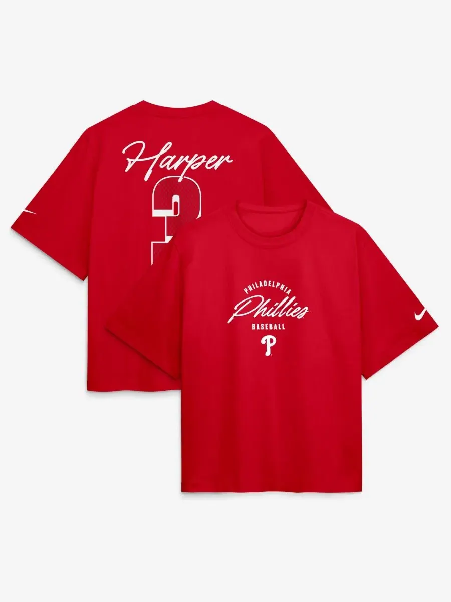 Футболка Nike Bryce Harper Phillies с принтом — изображение 1 из 3, красный