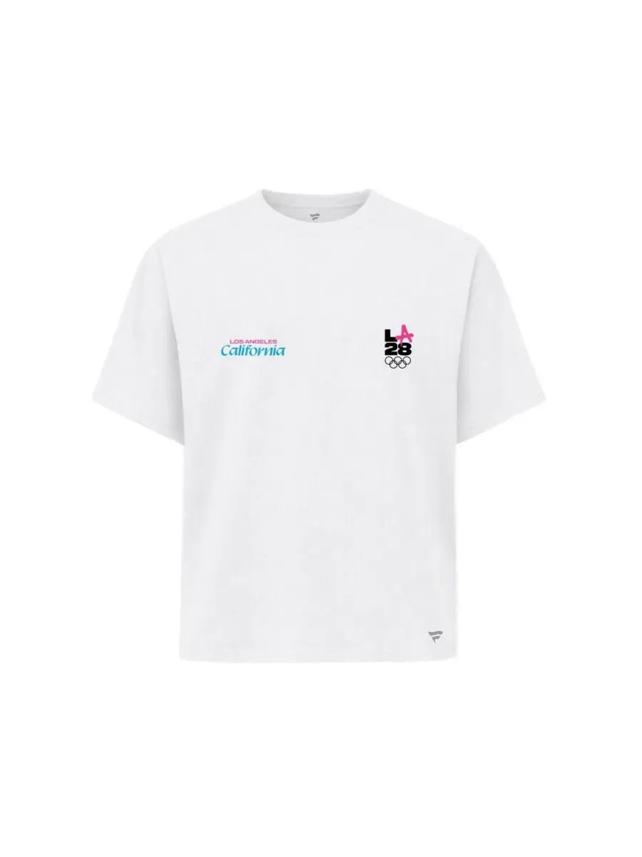 Футболка с принтом LA28 Superbloom Collection Fanatics — изображение 2 из 3, белый