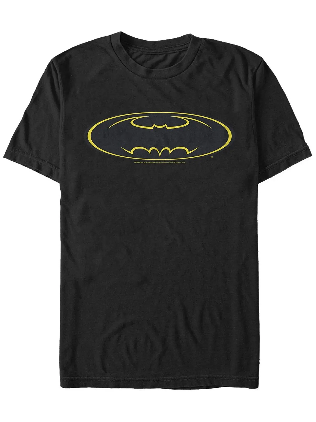 Мужская футболка dc с логотипом бэтмена и короткими рукавами Fifth Sun — изображение 1 из 1, черный