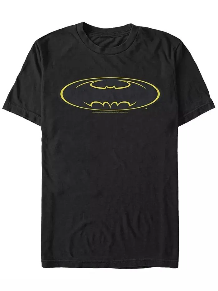 Мужская футболка с короткими рукавами и логотипом DC Batman Outline Fifth Sun — изображение 1 из 1