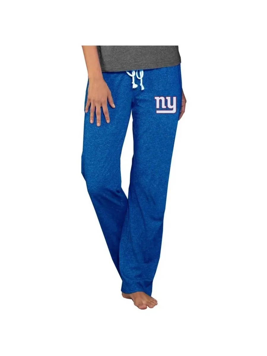 Женские легкие трикотажные брюки Royal New York Giants Quest Knit для отдыха Concepts Sport — изображение 1 из 1, королевский