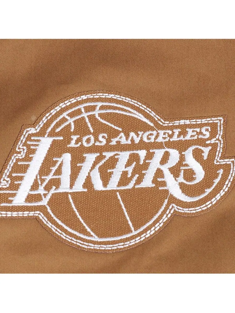 Pro Standard Мужская коричневая куртка на молнии Los Angeles Lakers Paint The City — изображение 2 из 5, коричневый