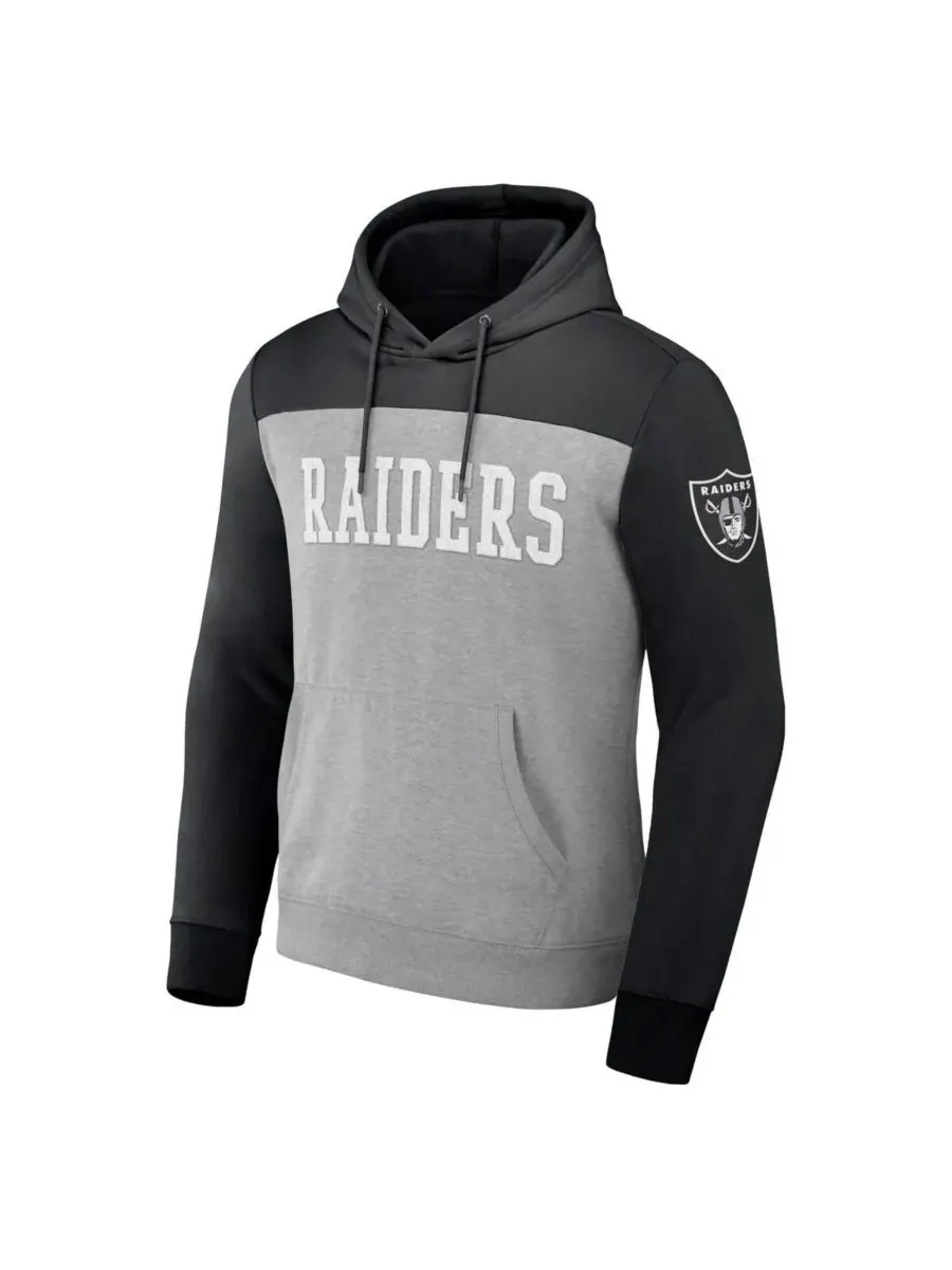 Fanatics Мужская толстовка с капюшоном NFL x Darius Rucker Collection от Heather Gray с цветными — изображение 2 из 3, серый