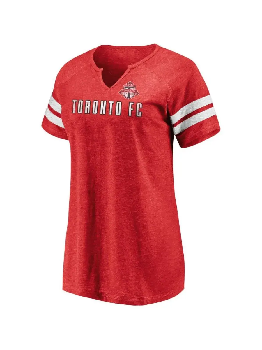 Fanatics Женская красная футболка Toronto FC True Classics Full Force с рукавами реглан, из — изображение 2 из 3, красный