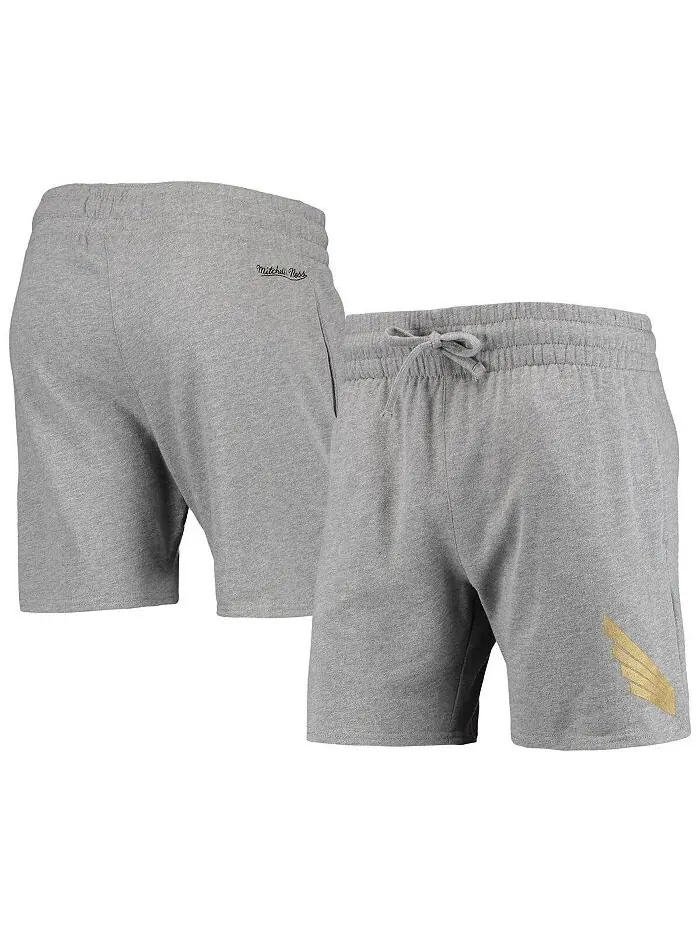 Женские серые шорты с логотипом LAFC Mitchell & Ness — изображение 1 из 3, серый