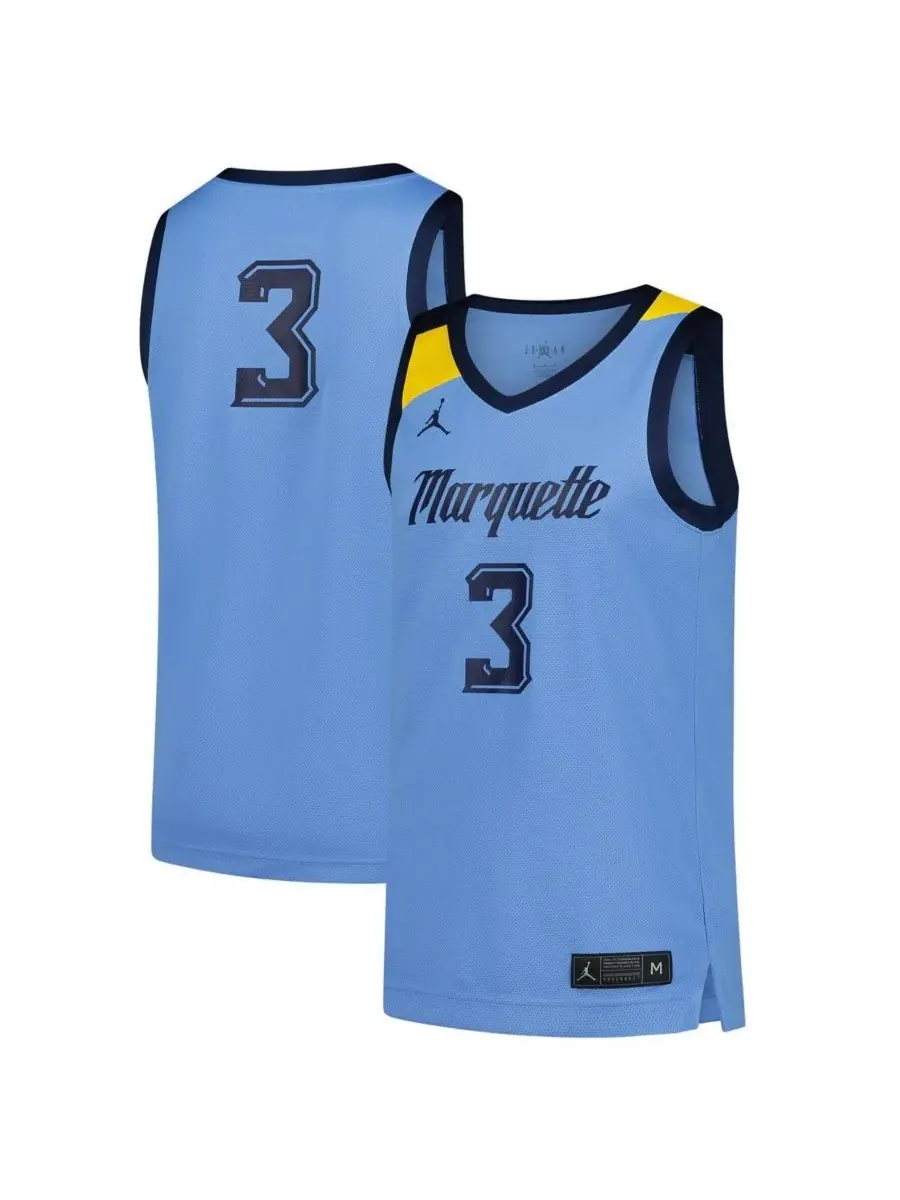 Jordan Мужская баскетбольная майка Marquette Golden Eagles синего цвета, модель 3 — изображение 1 из 3, синий