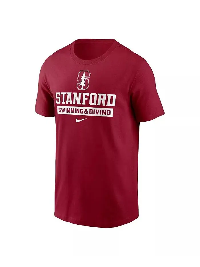 Футболка мужская Cardinal Stanford Cardinal Swimming Diving Nike — изображение 2 из 3