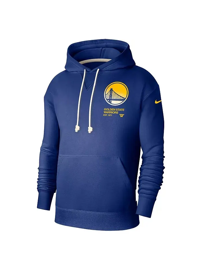 Мужская толстовка с капюшоном Royal Golden State Warriors Courtside Standard Issue Premium — изображение 3 из 3